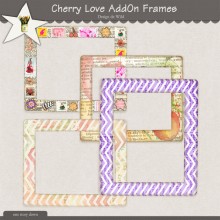 Cherry Love AddOn Decoupage Frames
